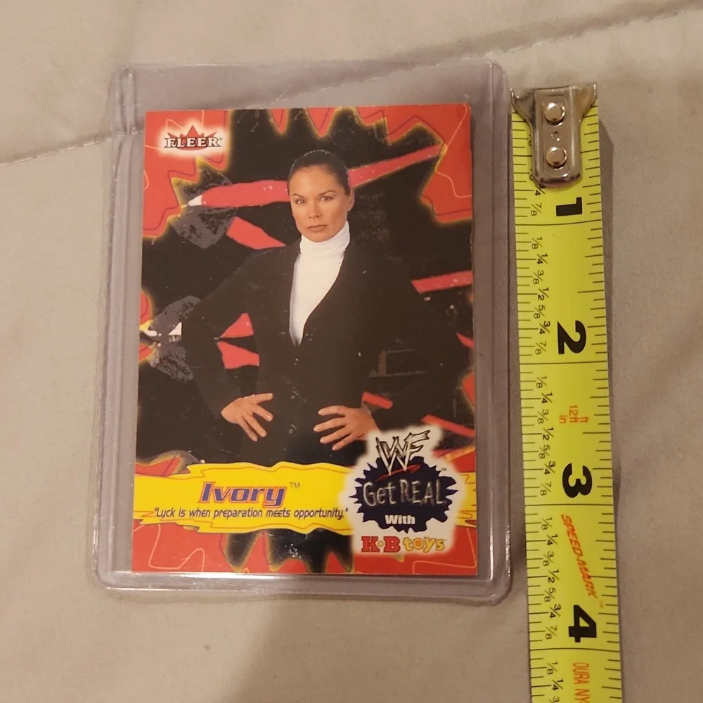 IVORY - 2001 Fleer -  WWF Get Real With KB - TRADING CARD